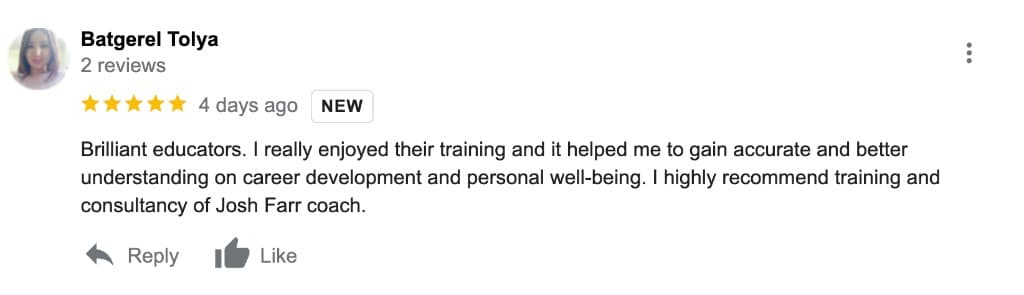 Google review from Lyn Mansfield